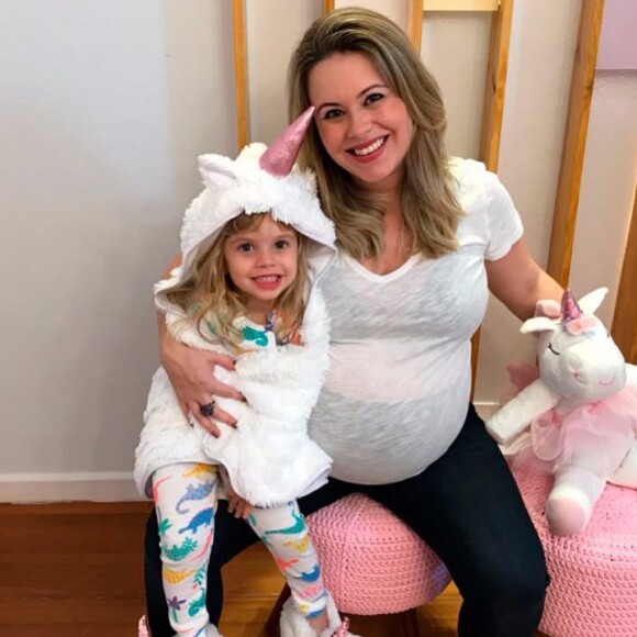 Mariana Bridi também é mãe da pequena Aurora, de 3 anos