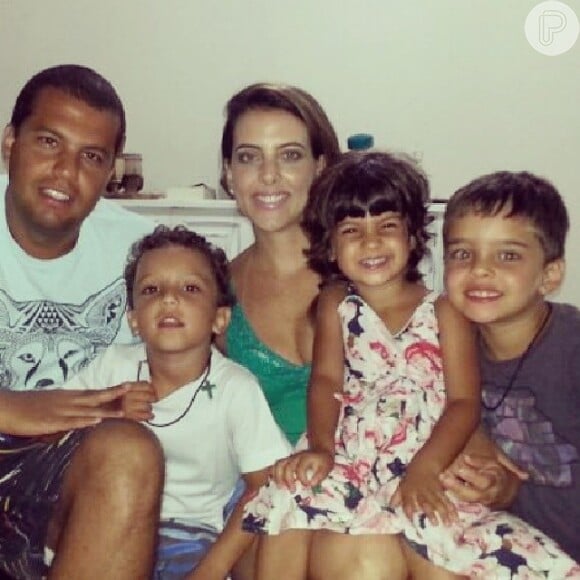 Maíra Lemos tem três filhos: Pedro Vinícius, de 6 anos; Lorenzo, de 4; e Luma, de 3. As crianças são frutos do relacionamento de 18 anos da cantora com Pedro Ivan