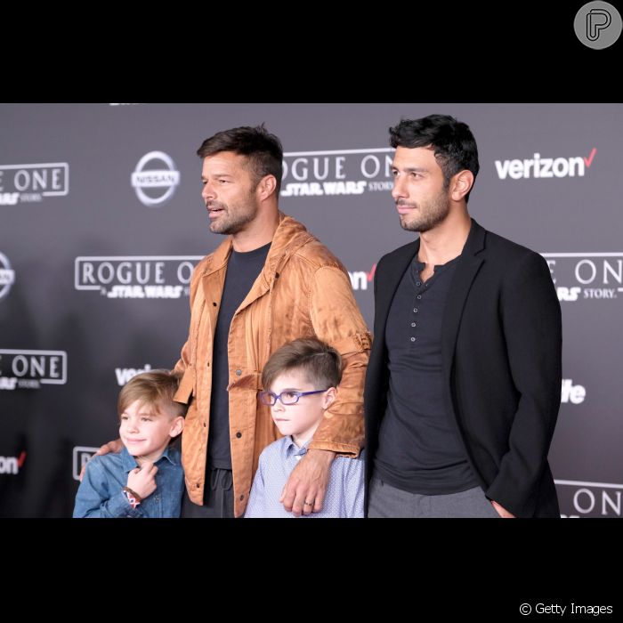 Ricky Martin é pai dos gêmeos Matteo e Valentino, de 9 anos, concebidos via barriga de aluguel