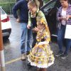 Angélica levou a filha, Eva, de 5 anos, ao aniversário de Títi, filha de Giovanna Ewbank e Bruno Gagliasso