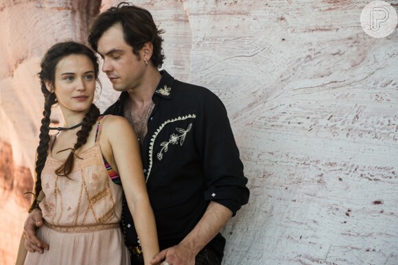 Bianca Bin e Sergio Guizé formaram um casal na novela, mas não tiveram um final feliz
