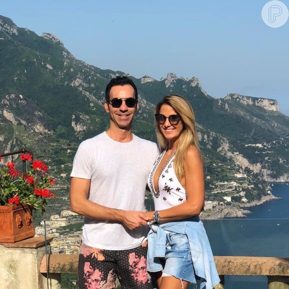 Ticiane Pinheiro viajou à Itália com Cesar Tralli para comemorar 6 meses de casamento