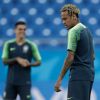Neymar se emocionou após vitória da seleção brasileira contra o time da Costa Rica
