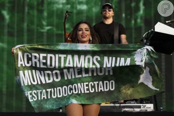 Anitta se apresenta no Palco Mundo do Rock in Rio Lisboa