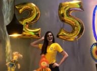 Camila Queiroz festeja vitória do Brasil ao ganhar festa surpresa de 25 anos