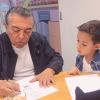 Filho de Eliana conheceu o estúdio do cartunista Maurício de Sousa nesta sexta-feira, 29 de junho de 2018
