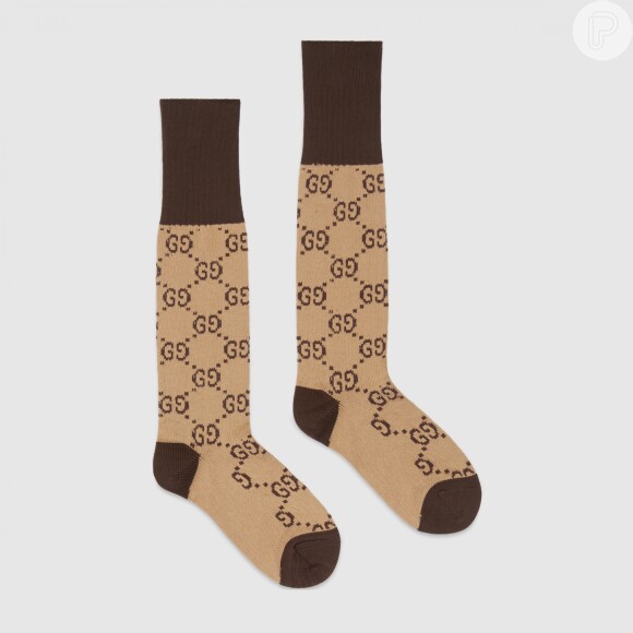 Sabrina Sato usou meias com padronagem Gucci no valor de 120 dólares (mais de R$ 450)