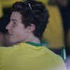 Shawn Mendes viu o jogo do Brasil com camisa da Seleção