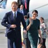 Meghan Markle e Príncipe William desembarcaram na Irlanda nesta terça-feira (10) para cumprir uma série de compromissos no país