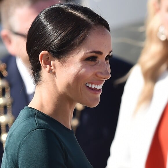 Meghan Markle foi recepcionada na Irlanda com o marido, Príncipe Harry