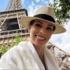 Ana Furtado publicou uma foto em que aparece em Paris, na França