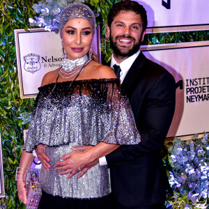 Sabrina Sato e Duda Nagle no red carpet do leilão beneficente do Instituto Neymar Jr.