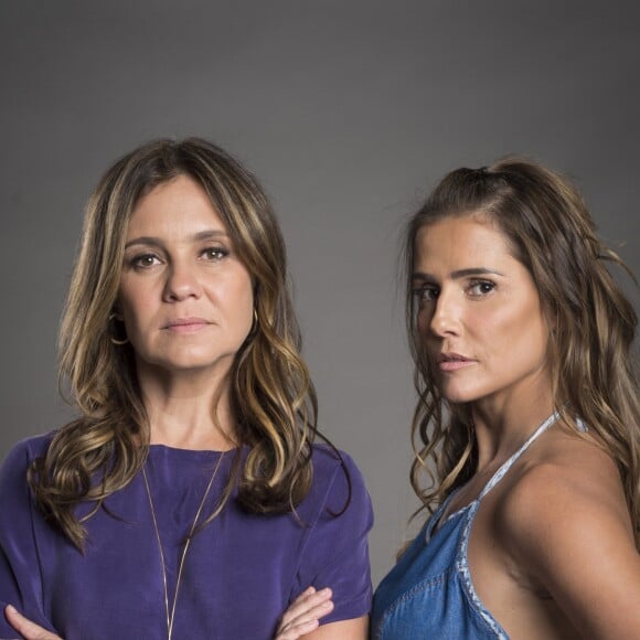 Karola (Deborah Secco) e Laureta (Adriana Esteves) ficam certas que Remy (Vladimir Brichta) jamais vai saber o que elas escondem, no capítulo de terça-feira, 31 de julho de 2018, da novela 'Segundo Sol'