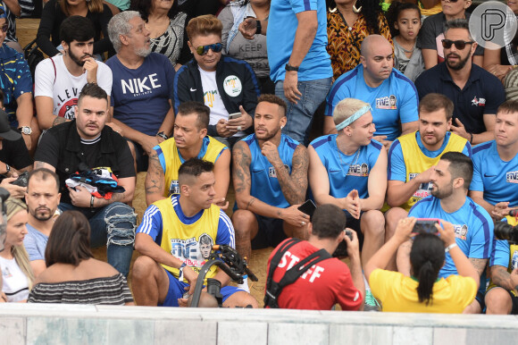 Neymar no torneio Neymar Jr's Five, realizado no Instituto Neymar Jr., em Praia Grande, neste sábado, 21 de julho de 2018