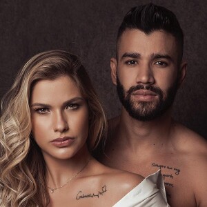 Andressa Suita brincou ao ver foto do marido, Gusttavo Lima, sem camisa na internet