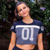 Grávida de seis meses, Sabrina Sato participou de aulão de yoga para lançar coleção de roupas fitness da marca Alto Giro, em São Paulo, nesta quarta-feira, 1° de agosto de 2018