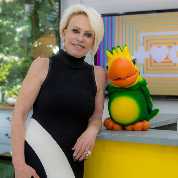 Ana Maria Braga afastou os rumores de briga com Louro José no 'Mais Você' desta segunda-feira, 6 de agosto de 2018