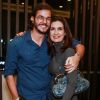 Túlio Gadêlha e a namorada, Fátima Bernardes, curtiram noite fria em São Paulo neste sábado, 11 de agosto de 2018