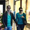 Débora Nascimento e José Loreto foram juntos a um shopping no Rio de Janeiro, no fim da tarde deste sábado, 2 de julho de 2014