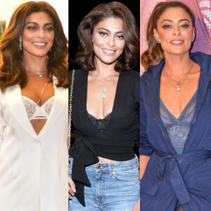 Juliana Paes é adepta da tendência lingerie à mostra. Veja looks em nossa galeria de fotos!