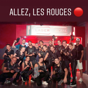 Neymar e Bruna Marquezine jogaram laser tag com amigos na França