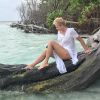 Xuxa Meneghel curtiu dias de descanso nas Ilhas Maldivas
