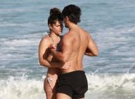Priscila Fantin troca carinhos com namorado em dia de praia no Rio. Fotos!