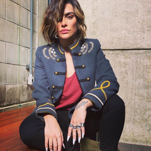Cleo afirmou que ainda está se acostumando com o novo visual