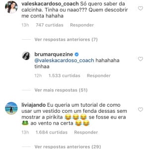 Bruna Marquezine ensina truque para não 'exibir demais' em look com fenda