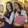 Filipa (Bela Fernandes) e Letícia (Valentina Oliveira) escolhem candidatas para fazerem parte de seu grupo, no capítulo que vai ao ar segunda-feira, dia 10 de setembro de 2018, na novela 'As Aventuras de Poliana'