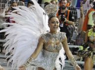 Sabrina Sato, madrinha de bateria da Gaviões da Fiel, desfila pelo 9º ano