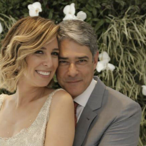 Natasha Dantas e William Bonner se casaram em São Paulo no último sábado, 8 de setembro de 2018