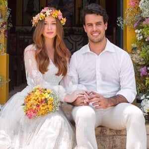 'Obrigada por cada momento. Que a vida sempre nos guie para o caminho certo, o do amor. Te amo. Amém!', escreveu Marina Ruy Barbosa