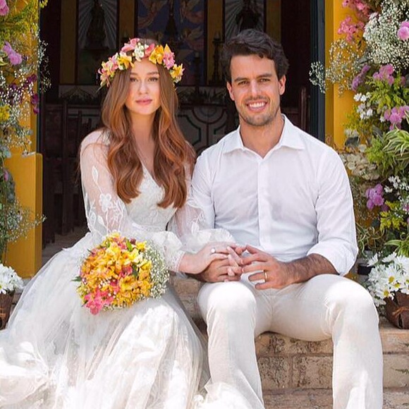 'Obrigada por cada momento. Que a vida sempre nos guie para o caminho certo, o do amor. Te amo. Amém!', escreveu Marina Ruy Barbosa