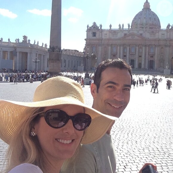No mês passado, Ticiane Pinheiro e César Tralli fizeram uma viagem romântica para a Itália