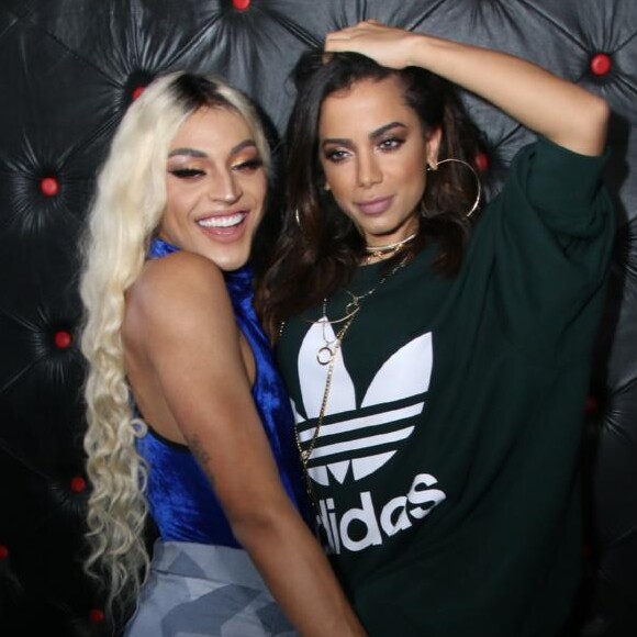 Anitta e Pabllo Vittar concorrem na categoria melhor fusão/interpretação urbana pela parceria na música 'Sua Cara'