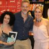 Letícia Spiller foi prestigiada por Dan Stulbach no lançamento do livro 'Mais de Mim'