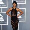 Kelly Rowland, amiga de Beyoncé do grupo Destiny's Child, chegou deslumbrante ao Grammy