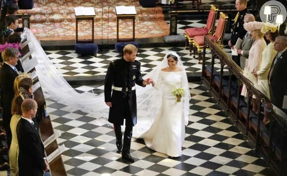 Vestido de noiva meghan markle tecido hotsell
