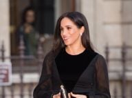 Meghan Markle elege vestido Givenchy preto em 1º evento solo como duquesa. Fotos