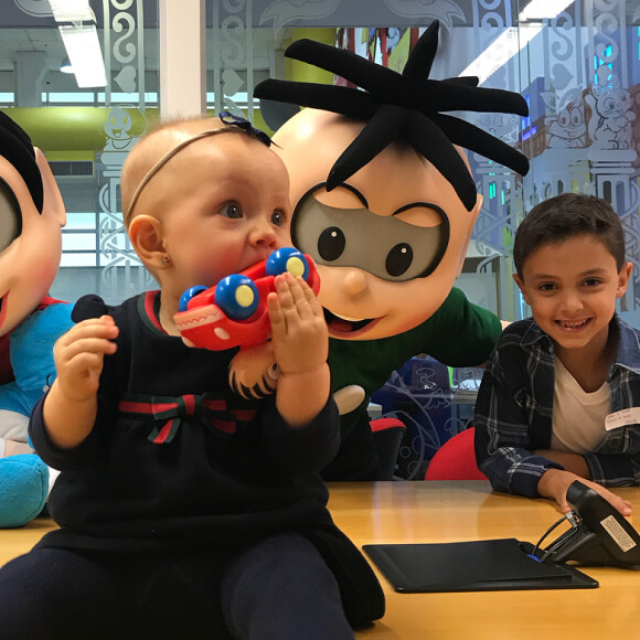 Eliana homenageou o filho, Arthur, em aniversário de 7 anos