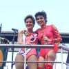 Nanda Costa e Lan Lanh apresentaram a Parada LGBT em Copacabana