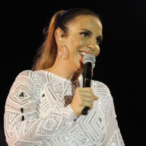 Ivete Sangalo se diz poderosa por amamentar as filhas, durante entrevista no Canta Niterói, no Rio de Janeiro, em 30 de setembro de 2018