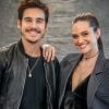 Nicolas Prattes e Juliana Paiva estão juntos no elenco da novela 'O Tempo Não Para'