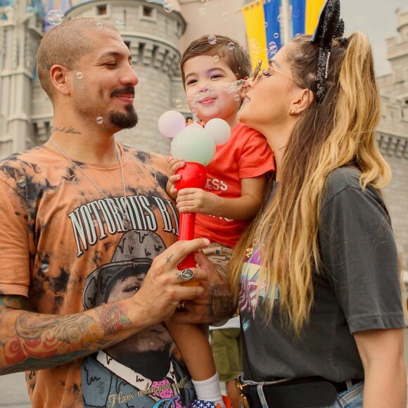 Aline Gostchalg e Fernando Medeiros são pais de Lucca, de 2 anos