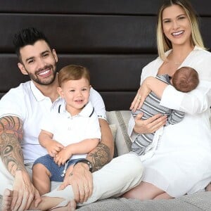 Andressa Suita e Gusttavo Lima são pais de Samuel e Gabriel