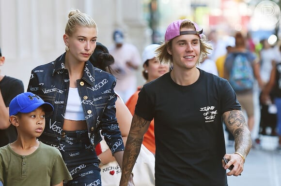 Justin Bieber e Hailey Baldwin querem engravidar em breve, diz 'Hollywood Life', em 5 de outubro de 2018
