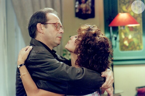 José Wilker e Susana Vieira também formaram par romântico em 'A Próxima Vítima' (1995)