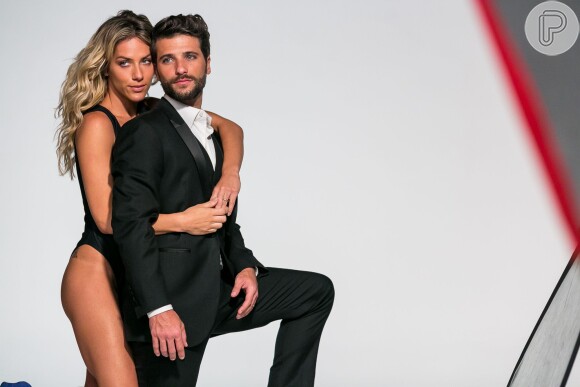 Giovanna Ewbank e Bruno Gagliasso posam juntos para a nova campanha publicitária da marca Mr. Cat, que será lançada em setembro de 2014