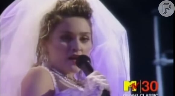Madonna em 1984: A rainha do pop já era uma cantora consagrada quando o Video Music Awards estreou. 
